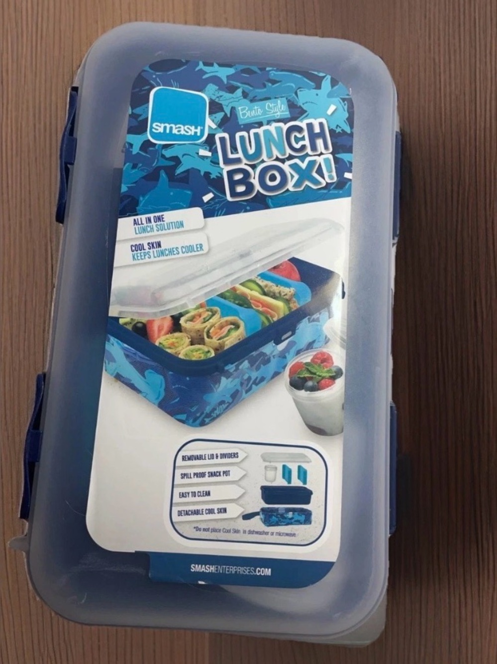 Shark Lunch Box by Smash Bento Style Sharks Theme